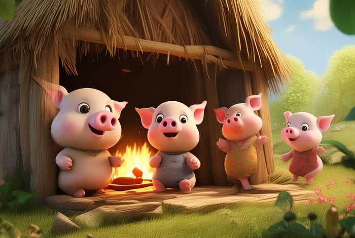 儿童三只小猪故事（少儿故事三只小猪的故事）