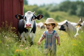 儿童养牛的视频 - 有关养牛的视频