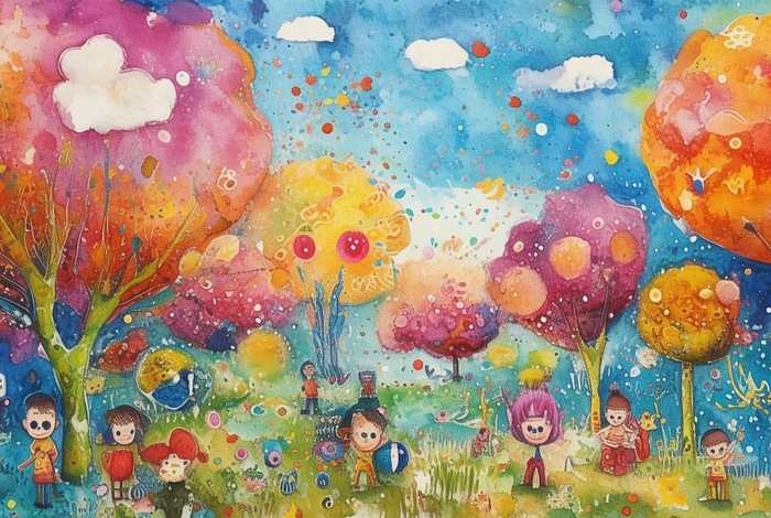 儿童水粉画绘本、儿童水粉画绘本图片