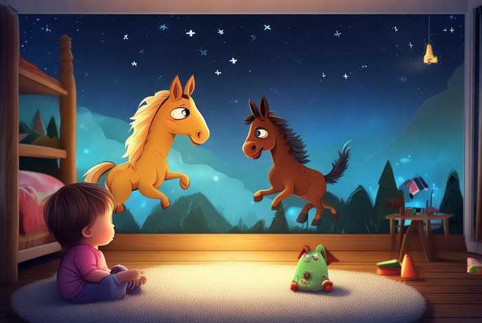 儿童睡前故事马和驴的故事；马和驴的小故事