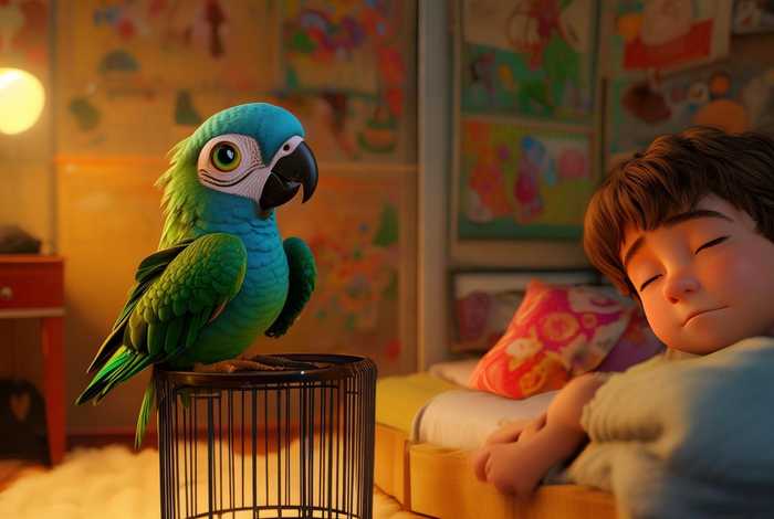 儿童故事睡前鹦鹉报恩（鹦鹉报恩的故事）