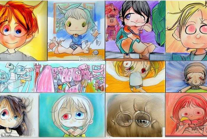 儿童素描人物图片 - 儿童素描人物图片大全