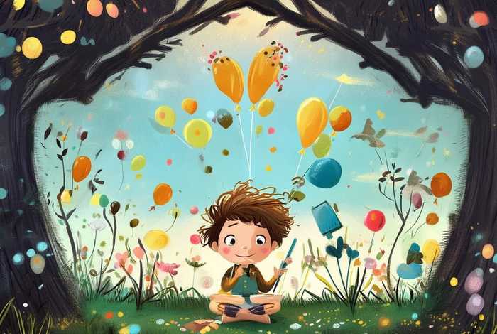 儿童故事天才；天才与的故事