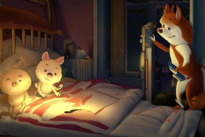 儿童睡前故事小猪和老鼠、睡前小故事小猪和狐狸