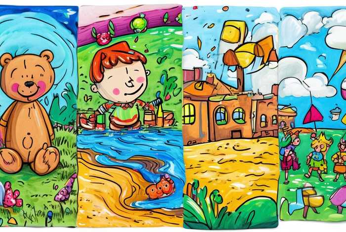 儿童手绘小故事原创 - 幼儿手绘画故事4图