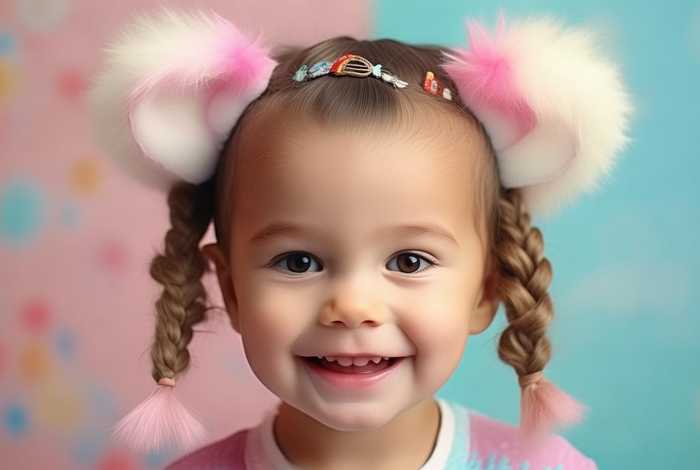 儿童猫耳朵的扎法、儿童猫耳朵发型的扎法 儿童猫耳朵的扎法、儿童猫耳朵发型的扎法