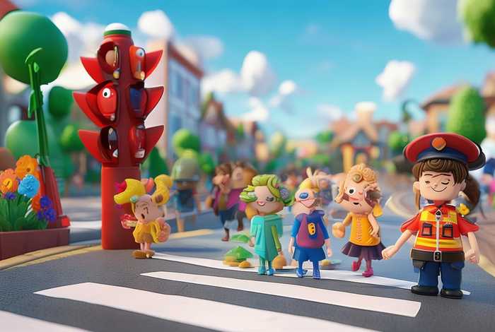 儿童故事红绿灯斑马线 红绿灯和斑马线的故事