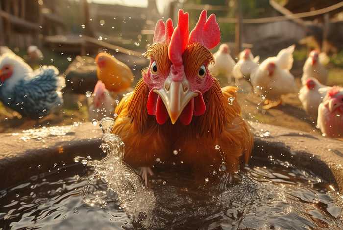 儿童小故事调皮的小鸡，调皮的小公鸡在井边玩续编故事