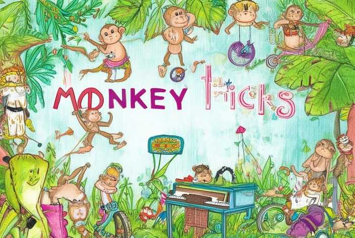 monkey tricks英语绘本故事、monkey tricks绘本翻译