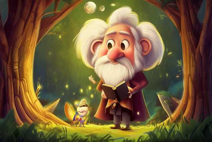 儿童故事超魔法爷爷（魔法爷爷和小精灵的故事）