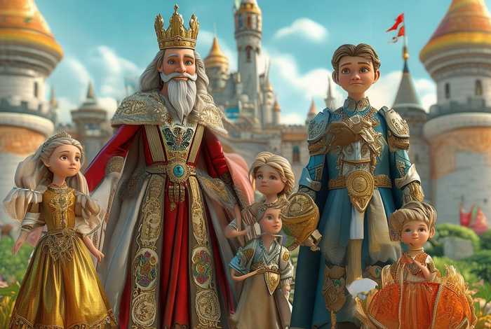 365个故事动画片、365个故事动画片国王和王后还有两个孩子