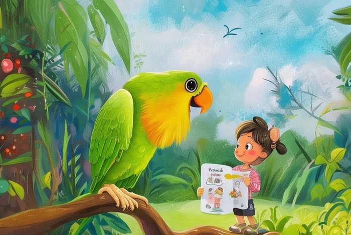 儿童故事鹦鹉为什么可以学人说话，鹦鹉为什么会学人说话故事