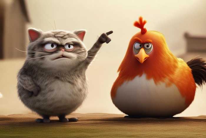 儿童故事猫和鸡的故事 猫和鸡的故事谴责什么