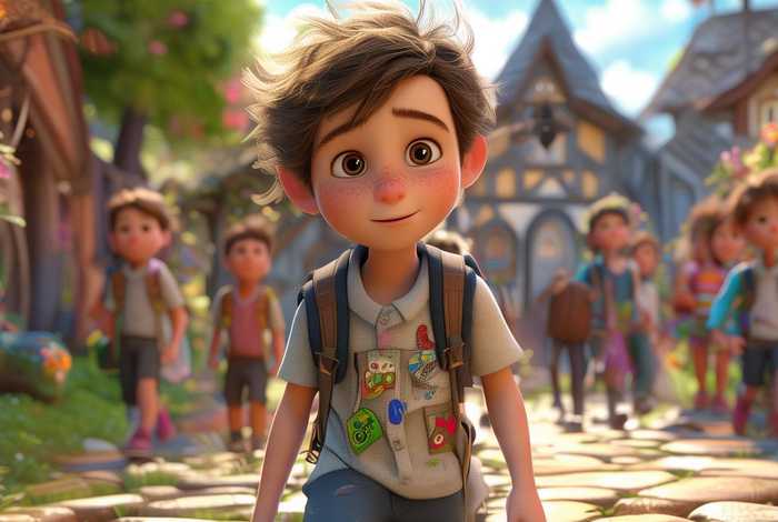 儿童故事男孩上学，男孩子上男孩子的故事