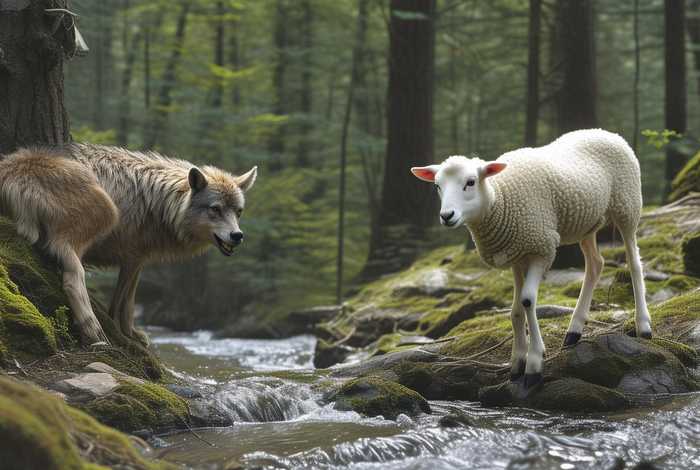 儿童小故事之狼和小羊视频 狼和小羊 故事视频
