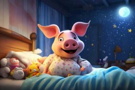 不礼貌的小猪睡前故事 - 不礼貌的小猪睡前故事图片