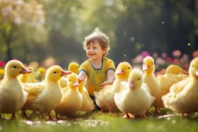 儿童养鸭子 - 儿童养鸭子当宠物可以吗