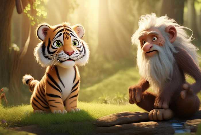 儿童睡前故事老虎学艺 幼儿故事老虎学艺