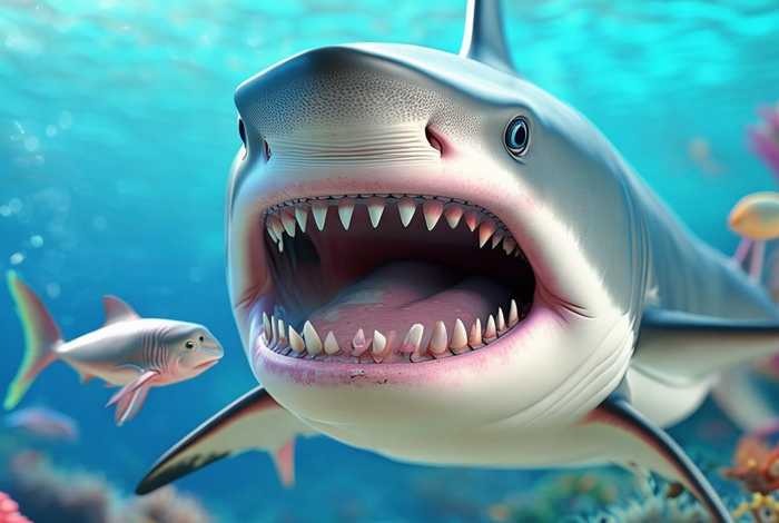儿童故事大鲨鱼吃小鲨鱼；幼儿故事鲨鱼吃小鱼