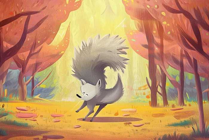 儿童故事书推荐狼尾巴（会玩尾巴的狼幼儿故事）