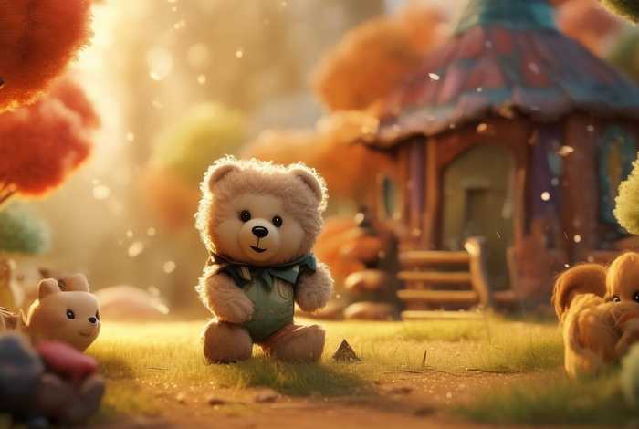 儿童故事绘本故事3-6岁小熊找家；绘本故事小熊找衣服图片