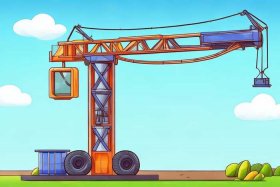 儿童塔吊简笔画大全 儿童塔吊简笔画大全图片