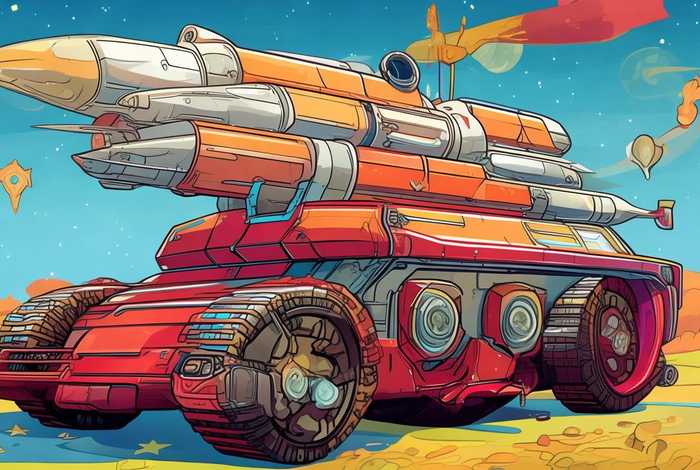 儿童导弹车简笔画图片 - 儿童导弹车简笔画图片大全