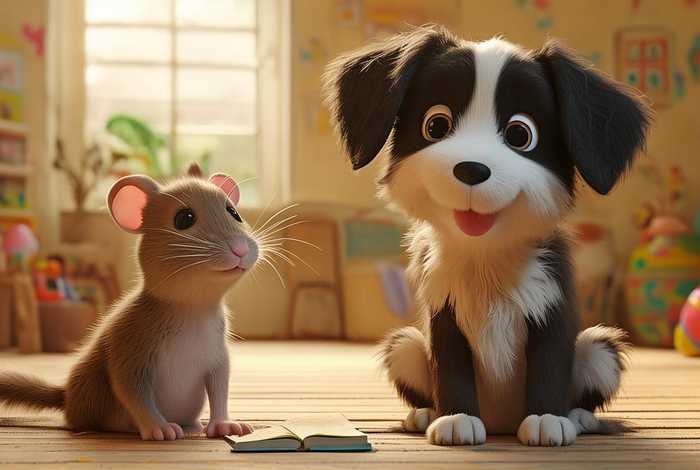 儿童故事老鼠和小狗、老鼠和狗的故事读后感