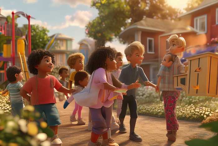 儿童故事新邻居、幼儿故事新邻居