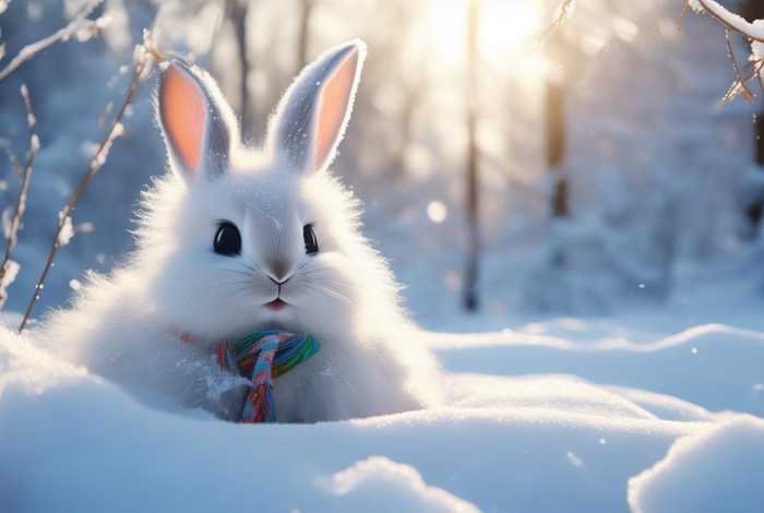 儿童故事雪兔子，雪兔子的故事