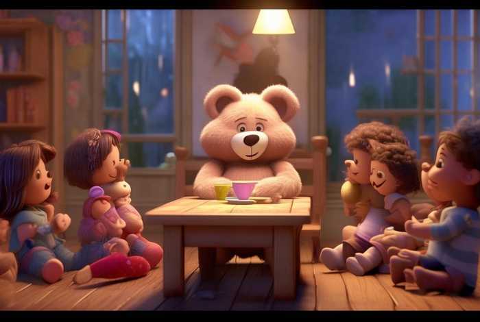 儿童睡前故事书小熊请客 - 幼儿睡前故事小熊请客