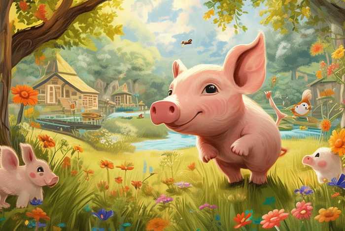 儿童故事猪的故事 - 猪的幼儿故事