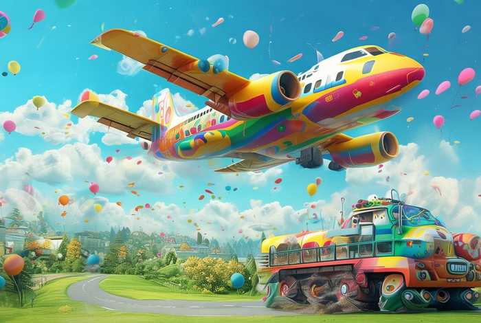 儿童故事运输机 - 汽车运输车幼儿故事