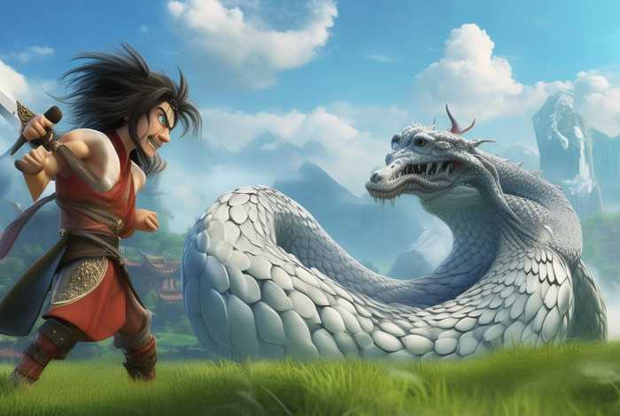 儿童讲刘邦斩白蛇故事 - 刘邦斩白蛇的故事视频