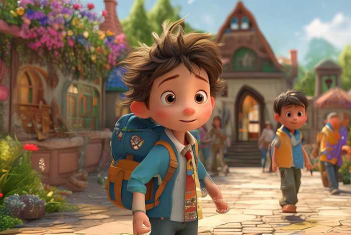 儿童故事男孩上学，男孩子上男孩子的故事