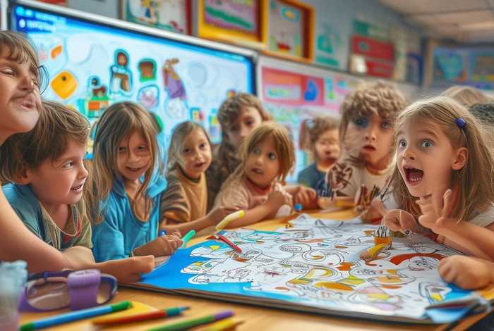 儿童漫画教案课件、儿童漫画教案课件模板