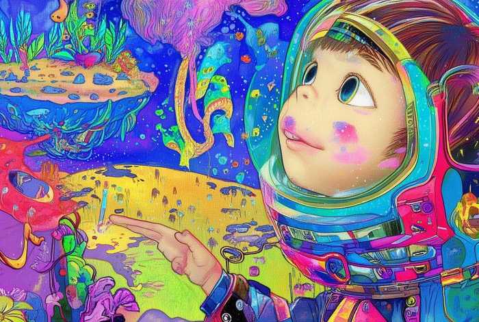 儿童科学幻想绘画图片说明 - 儿童科学幻想绘画图片说明怎么写