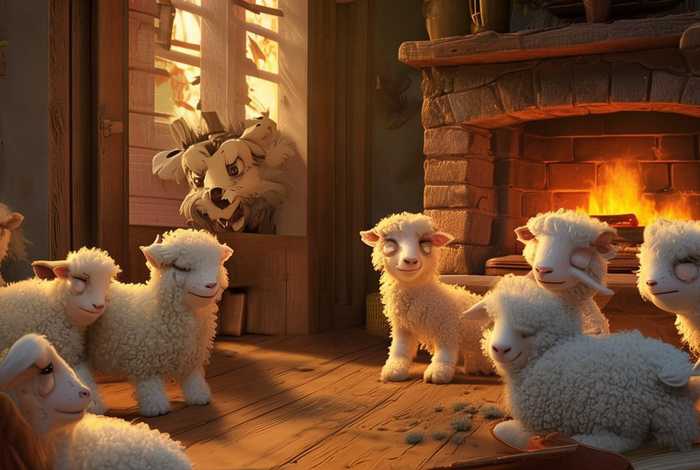 儿童故事狼和七只小羊故事（狼和七只小羊的故事视频睡前故事）