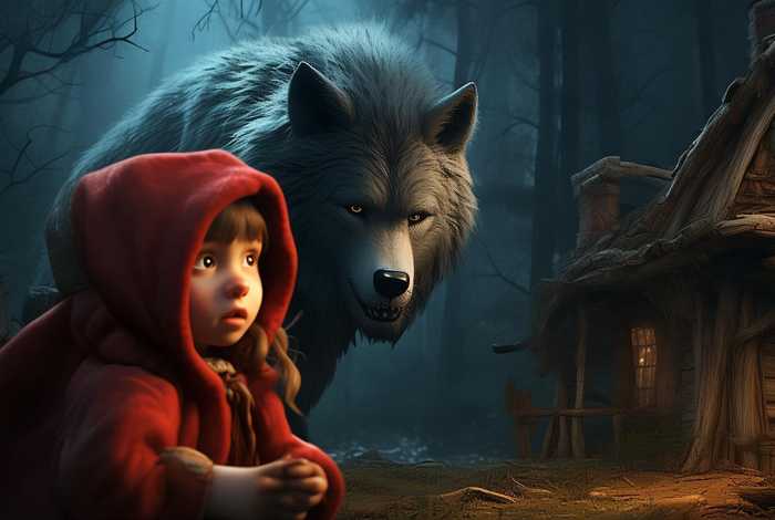 儿童睡前故事大灰狼；大灰狼小红帽睡前故事