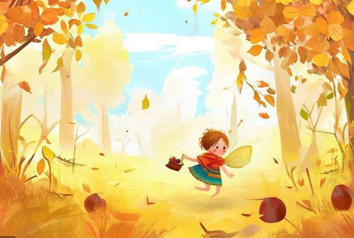 儿童睡前故事小精灵的秋天；小精灵的秋天绘本故事简介