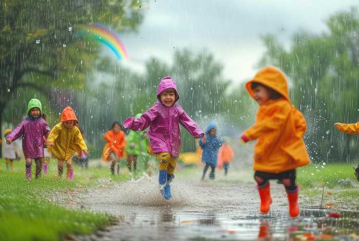 儿童下雨故事大全、幼儿下雨故事