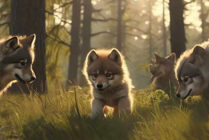 儿童狼的故事，狼的幼儿故事