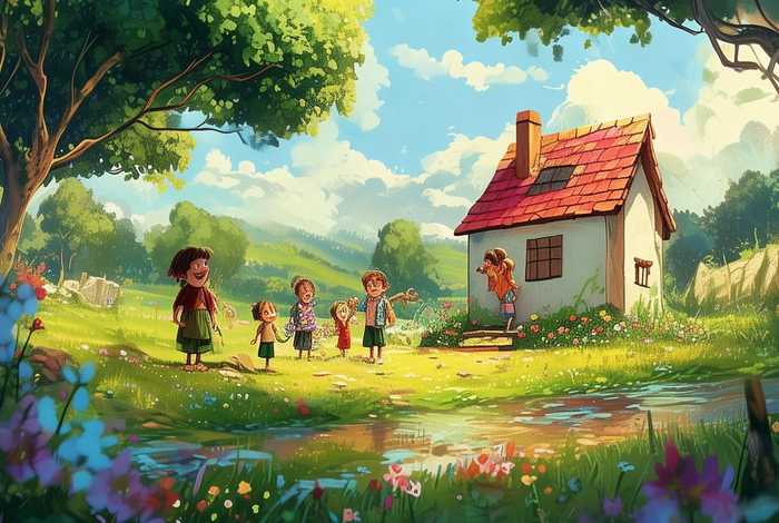 儿童白房子故事完整版（幼儿故事白房子讲课视频）