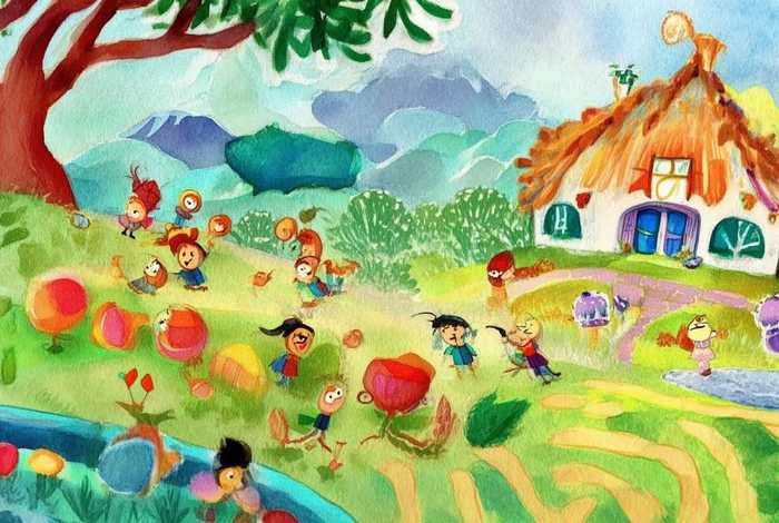 儿童故事画图片手绘、儿童故事画图片 儿童故事画图片手绘、儿童故事画图片