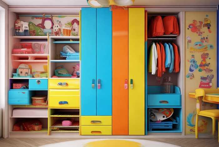 儿童房衣柜设计图纸，儿童房衣柜设计图纸大全