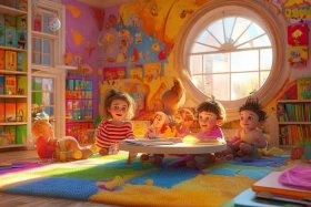 儿童彩色绘本睡前故事、绘本故事彩色幼儿园