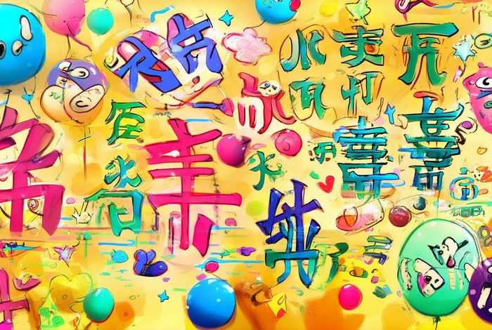 儿童有趣汉字 有趣的汉字儿童画