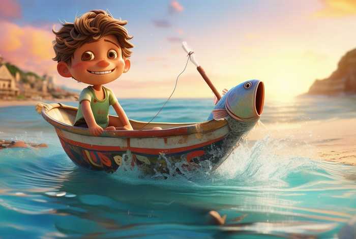 儿童故事《渔童》，《渔童》书