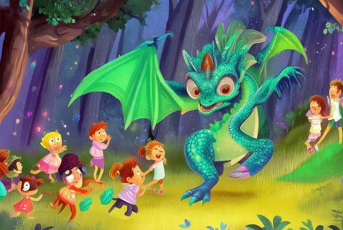 儿童关于龙的故事（幼儿园关于龙的故事）