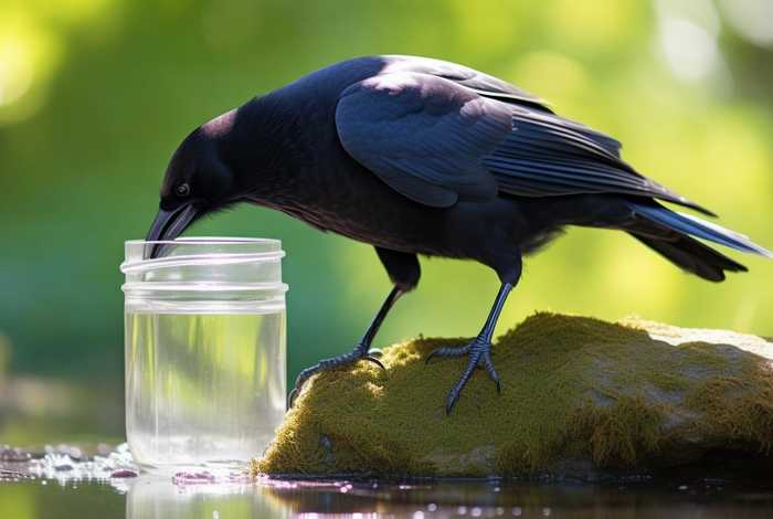 儿童故事乌鸦喝水原文 - 故事乌鸦喝水文字版